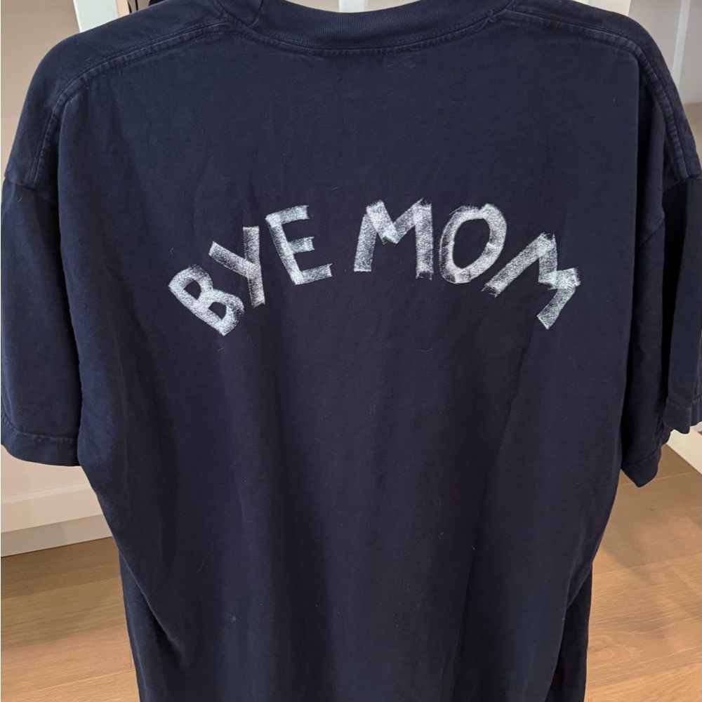 Teddy Fresh Navy Tee with White 'HI MOM' Graphic - Picture 2 of 4